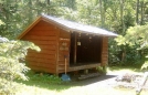 Cooley Glen Shelter - Long Trail VT by Rough in Vermont Shelters