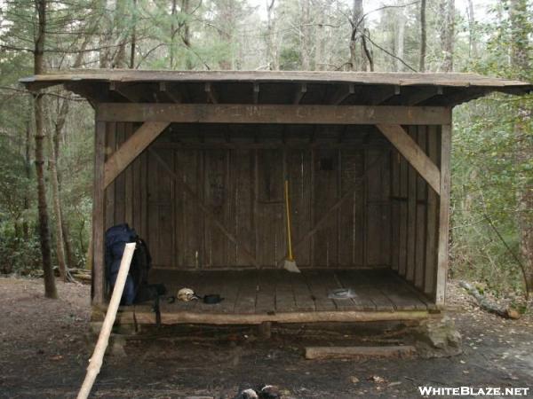 Stover Creek Shelter front