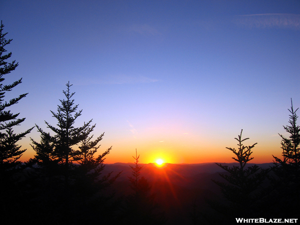 Sunset on the Mountains-to-Sea Trail