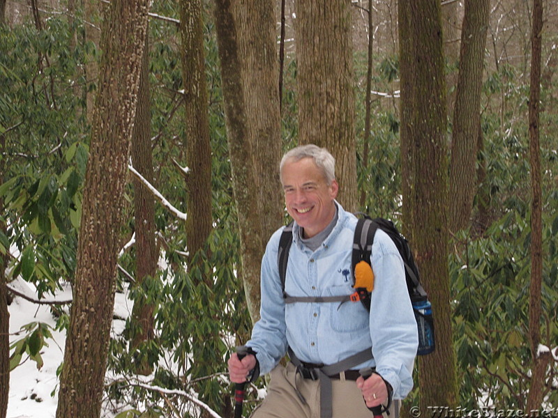 snow hiking