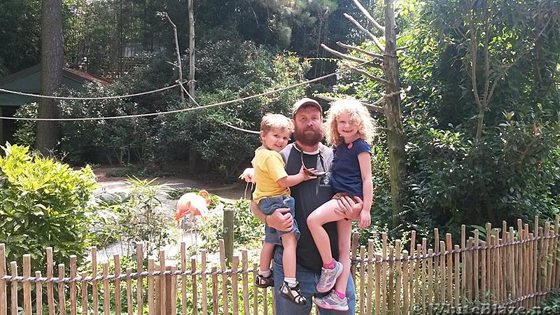 At the zoo with my kids