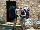 46er and Storyteller arrive at Bears Den by Turtle2 in Thru - Hikers