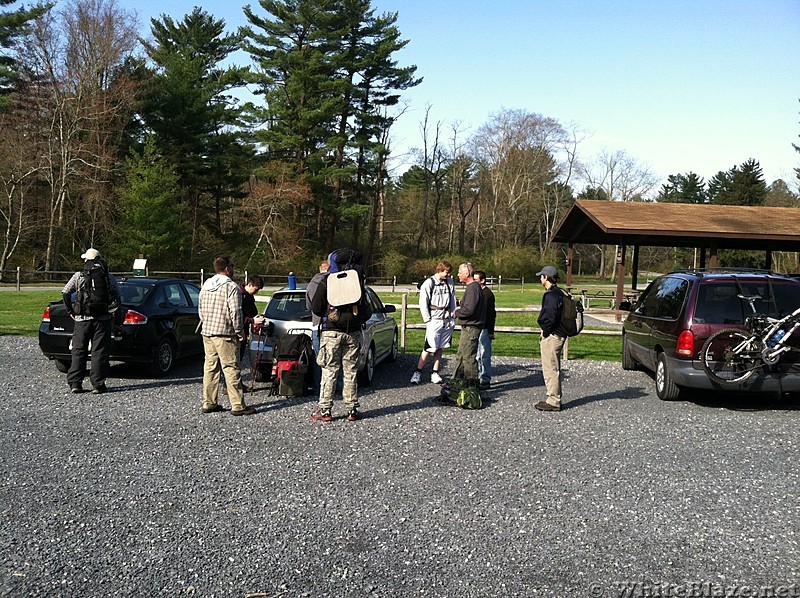 unloading at Pine Grove Furnace