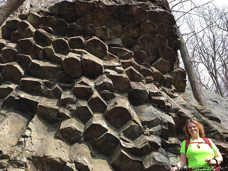 Columnar Jointing Rock Formation