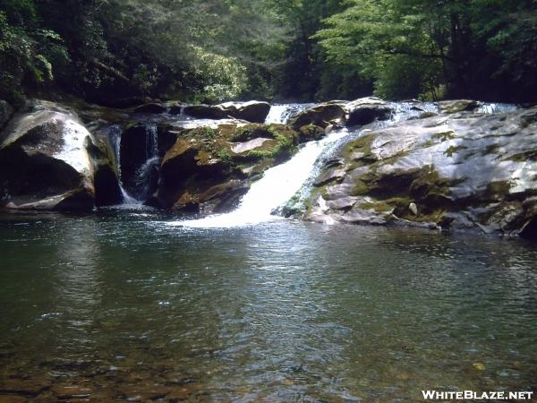 The reward: Lower Slickrock Falls