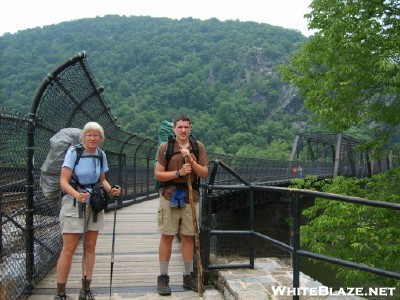 At Harpers Ferry Railroad Bridge