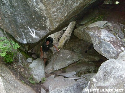 Pual Bunyan Goes Caving In Mahoosuc Notch