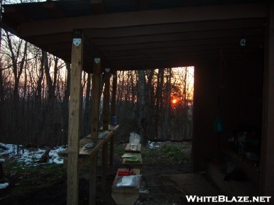 The Sun Sets At Clyde Smith Shelter