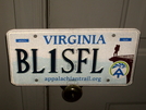 My Virginia License Plate!