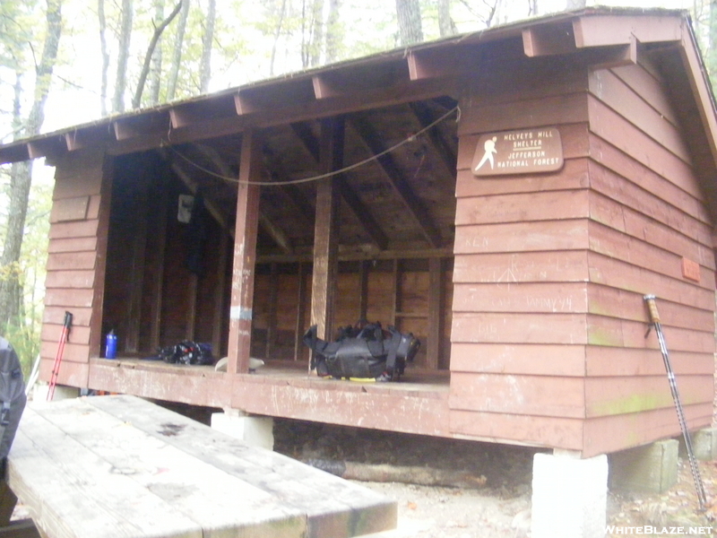 Helvey's Mill Shelter