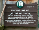Lonesome Lake Hut by Undershaft in Lonesome Lake Hut