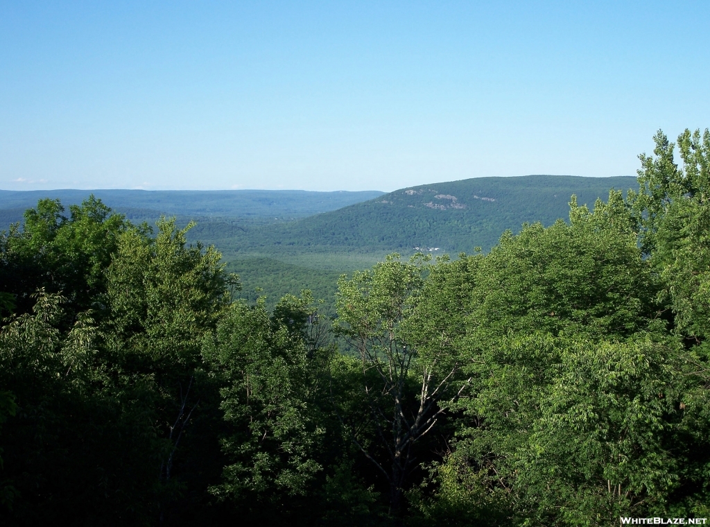 View from the top of Prospect Mountain in CT, June 2007.