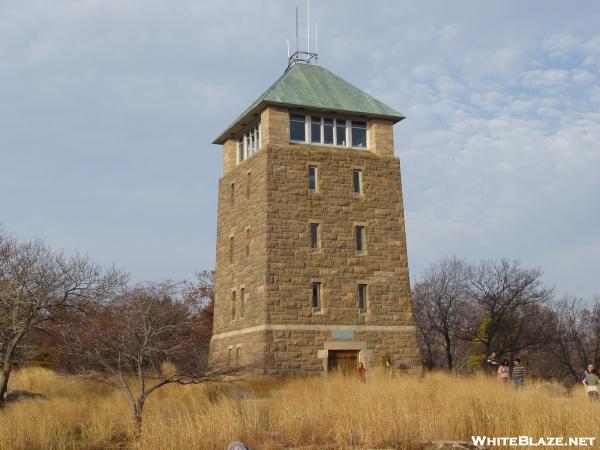 Perkins Memorial Tower on the summit of Bear Mountain in New York.