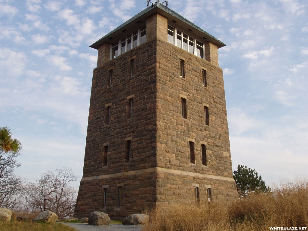 Perkins Memorial Tower on the summit of Bear Mountain in New York.