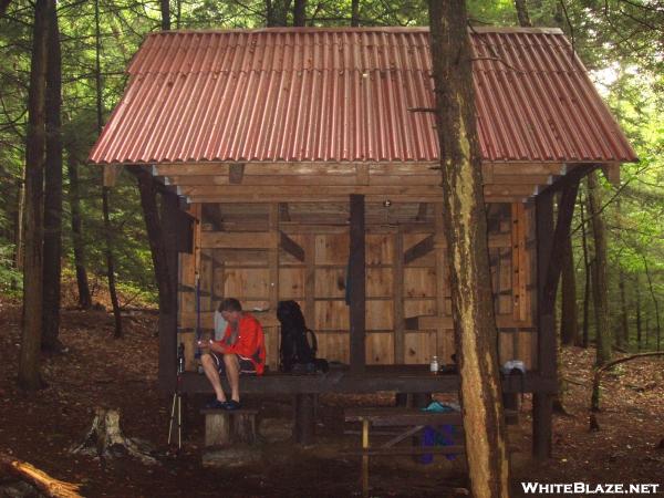 The Hemlocks Lean-to: Front
