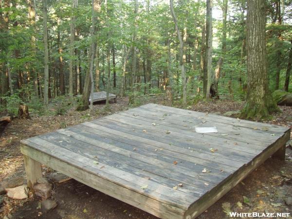 Race Brook Falls Campsite: Tent Platforms