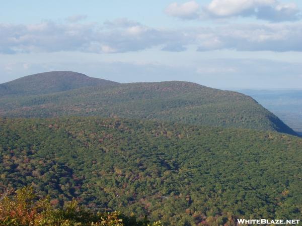 Mount Everett (left) and Mount Race (right) from Bear Mountain in CT.