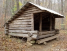 Stewart Hollow Brook Lean-to in CT: Left Side