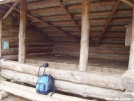 Stewart Hollow Brook Lean-to in CT: Inside