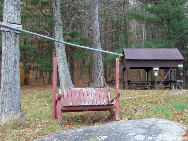 Silver Hill Campsite in CT: Grounded Swing