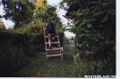 Fence Crossing by Uncle Wayne in Trail & Blazes in Virginia & West Virginia