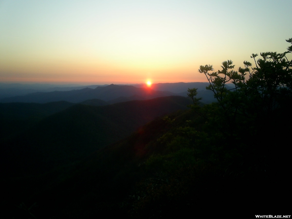 Sunset on Standing Indian Mtn.