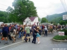 Hiker parade by Skidsteer in 2006 Trail Days