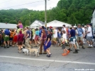 Hiker parade by Skidsteer in 2006 Trail Days