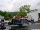 Hiker parade by Skidsteer in 2006 Trail Days