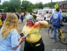 Hiker parade by Skidsteer in 2006 Trail Days