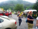 Hiker parade by Skidsteer in 2006 Trail Days