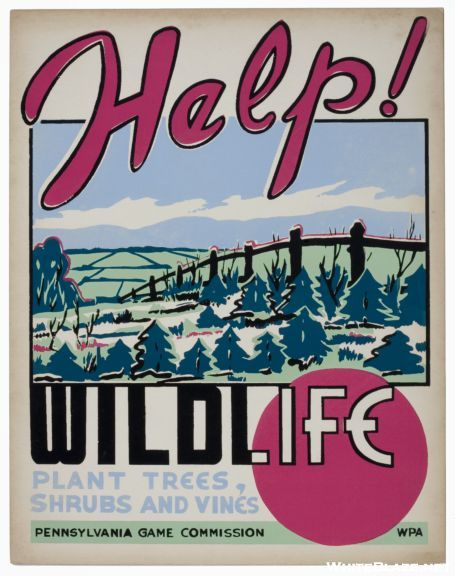 WPA/PGC Help Wildlife Poster