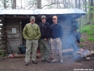 Sam, Digger54,  Donnie and Hi Tec, at Walnut Mtn. Shelter by Digger54 in Faces of WhiteBlaze members