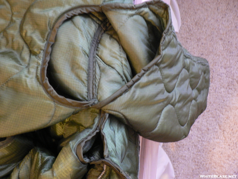 M65 Field Jacket Liner Mod - Modified And Unmodified Pits