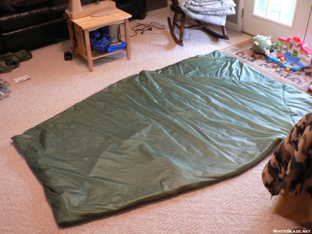 homemade primaloft quilt