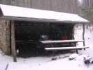 Groundhog Creek Shelter by barefoot in Trail & Blazes in North Carolina & Tennessee