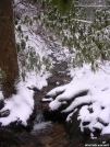 Water source at Groundhog Creek Shelter by barefoot in Trail & Blazes in North Carolina & Tennessee