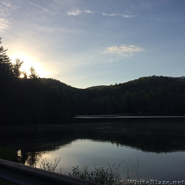 lake winfield scott  behind blood mtn and slaughter mtn 