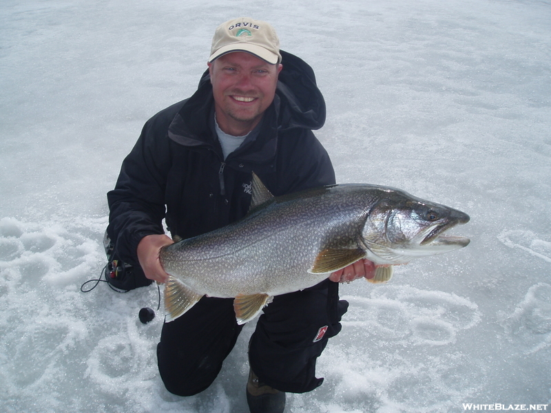 20 Lbs Macaknaw Trout Caught 4/15/2009