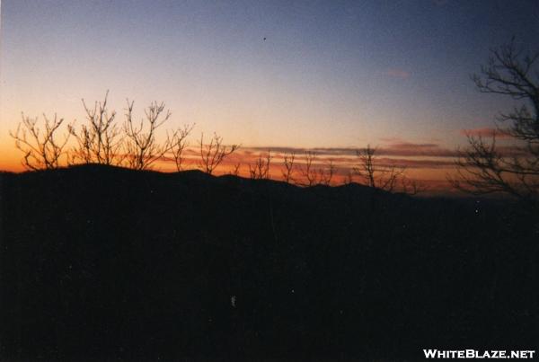 sun set from wildcat mountain