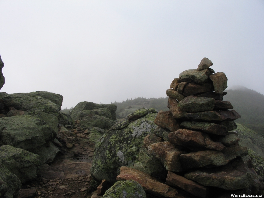 cairn on franconia ridge