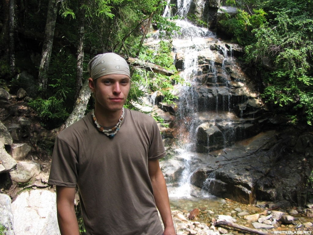 Ryan next to waterfall