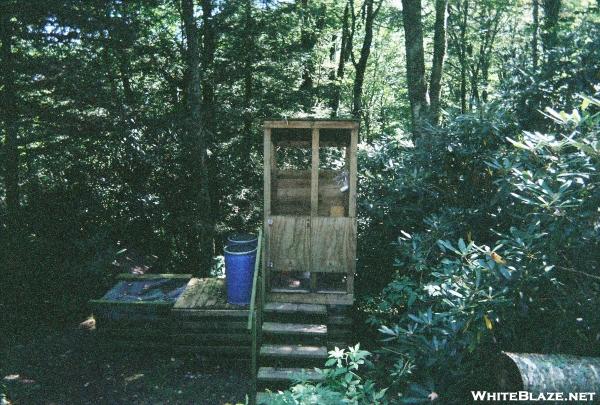 Rebuilt Shelter at Cosby Knob TN