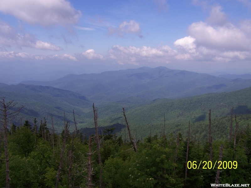 View From Clingmans Dome Walk Up