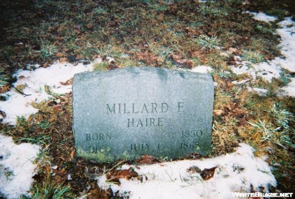 Grave of Millard F. Haire