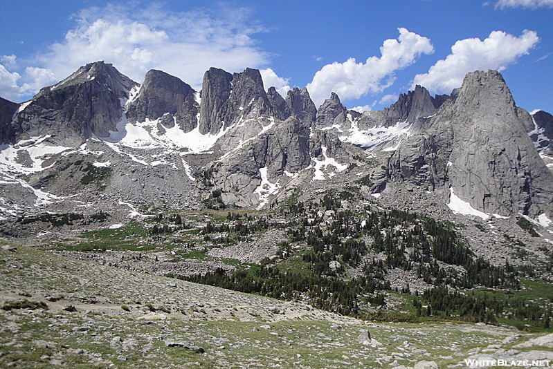 Cirque of the Towers in the Wind River Range in Wyoming