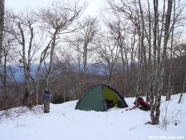 Hangover Camp In Saddle Tree Gap