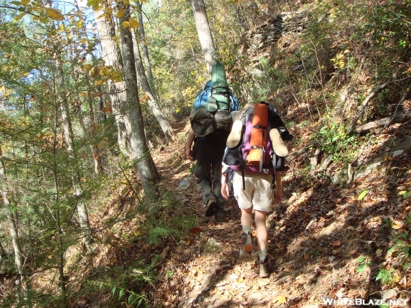 Willow and Johnny B in Bald River Wilderness