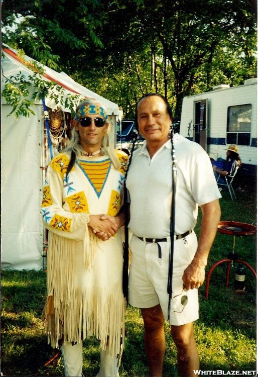 Tipi Walter with Russell Means