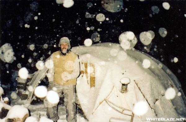 Tipi Walter at the Witu Lodge in the Snow